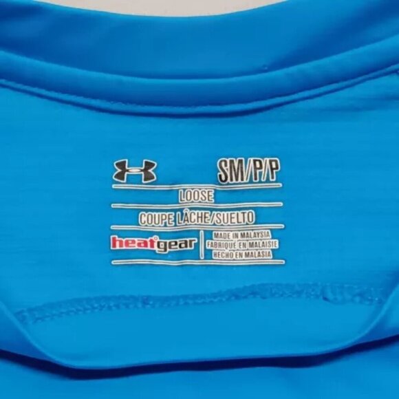 Under Armour Run Heat Gear Loose Fit Adult Small Raglan Sleeve Short Sleeve Te - Picture 10 of 11